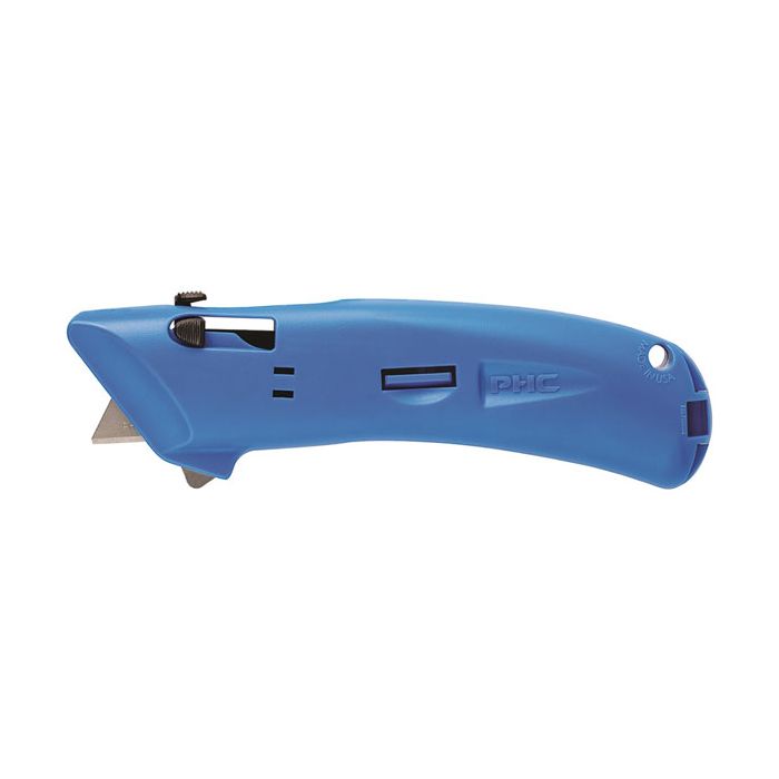 EZAR AUTO RETRACTABLE SAFETY CUTTER - Blue EZAR AUTO RETRACTABLE SAFETY CUTTER - Blue