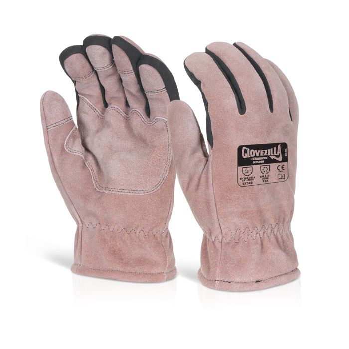 GLOVEZILLA THERMAL LEATHER GLOVE XL - Brown GLOVEZILLA THERMAL LEATHER GLOVE XL - Brown