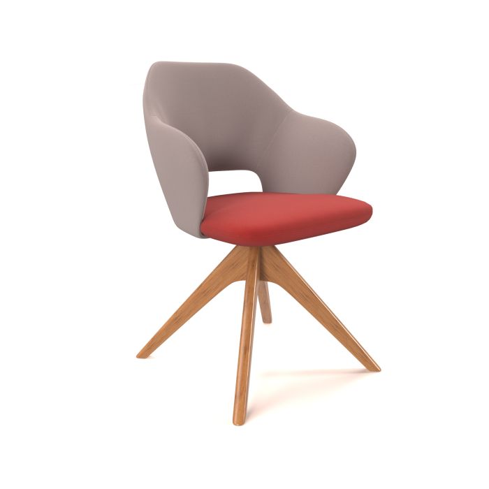 Jude lounge chair-Forecast Grey/Extent Red Jude lounge chair-Forecast Grey/Extent Red