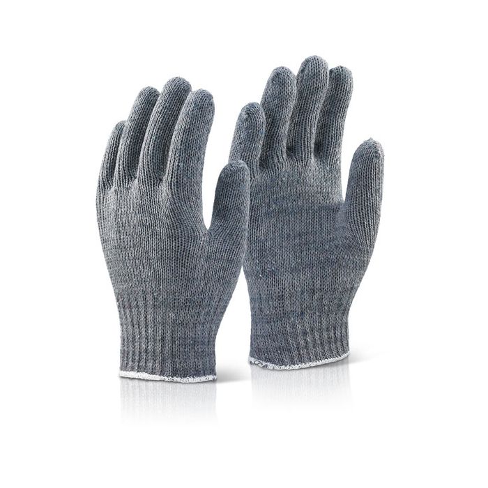 MIXED FIBRE GLOVES GREY - Grey MIXED FIBRE GLOVES GREY - Grey