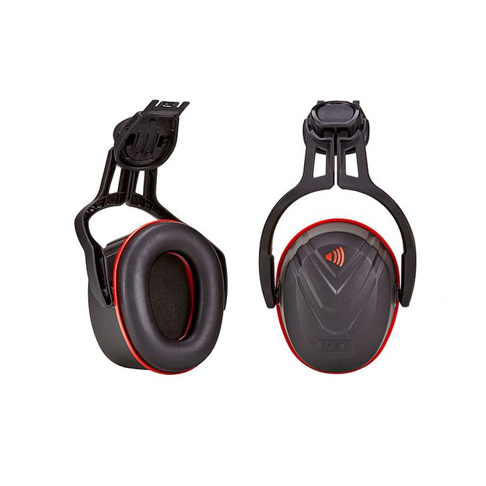 V-GARD HELMET MOUNTED EAR DEFENDER RED HIGH - Red V-GARD HELMET MOUNTED EAR DEFENDER RED HIGH - Red
