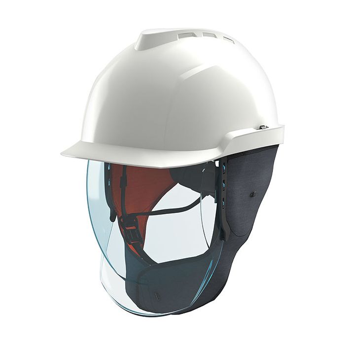 V-GARD 950 CLASS 2 ELECTRICIAN HELMET SET WHITE - White V-GARD 950 CLASS 2 ELECTRICIAN HELMET SET WHITE - White