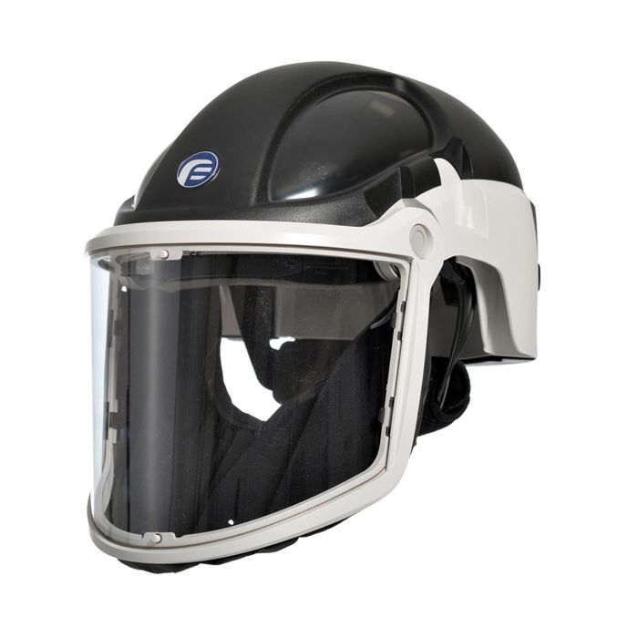 PF3000 HARD HAT (BLACK) PAPR CLEAR VISOR P3 - Black PF3000 HARD HAT (BLACK) PAPR CLEAR VISOR P3 - Black