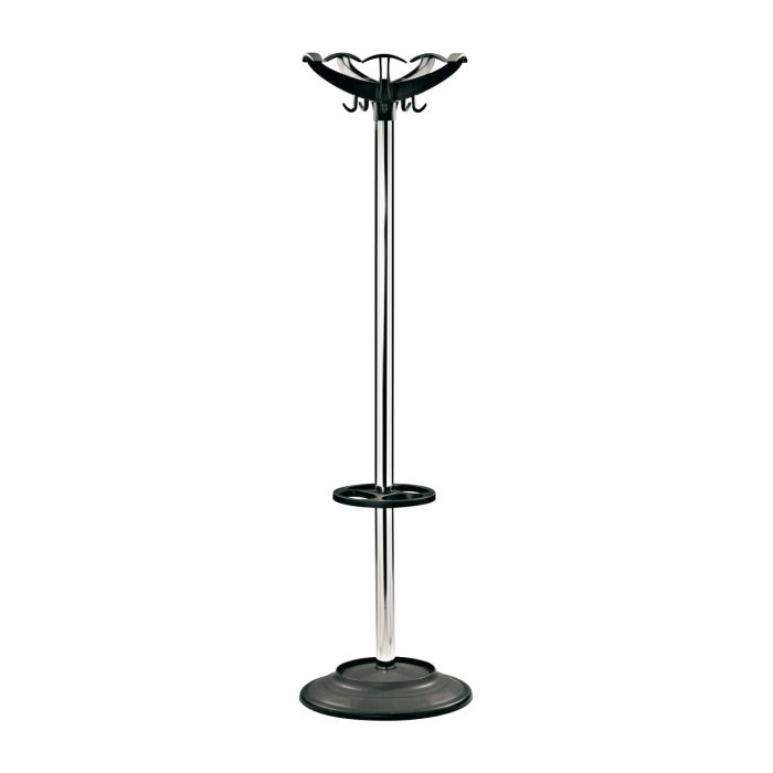 Coat and umbrella stand - black/chrome - Black/Chrome Coat and umbrella stand - black/chrome - Black/Chrome