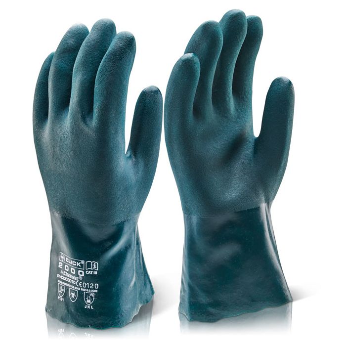PVC DOUBLE DIP GAUNTLET 30CM GREEN SIZE 10 - Green PVC DOUBLE DIP GAUNTLET 30CM GREEN SIZE 10 - Green