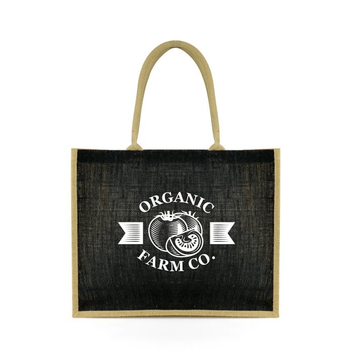Large Coloured Halton Shopper-Black Large Coloured Halton Shopper-Black