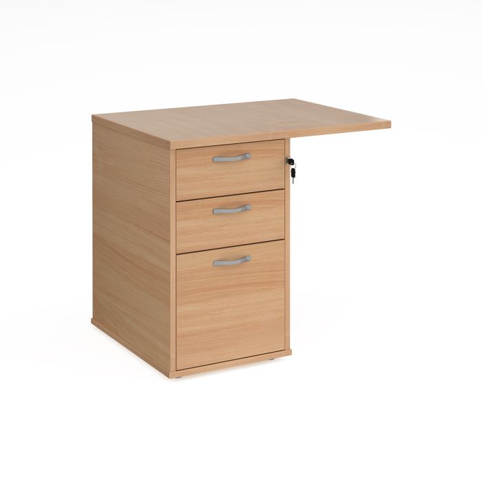 Desk extension pedestal-Beech Desk extension pedestal-Beech