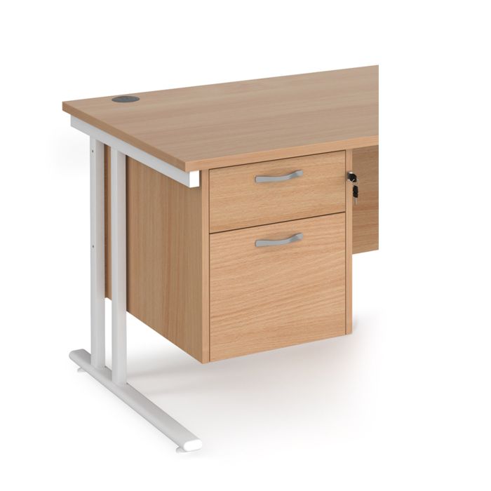 Maestro 25 fixed pedestal-Beech Maestro 25 fixed pedestal-Beech