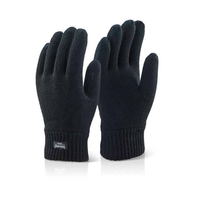 THINSULATE GLOVE BLACK - Black THINSULATE GLOVE BLACK - Black