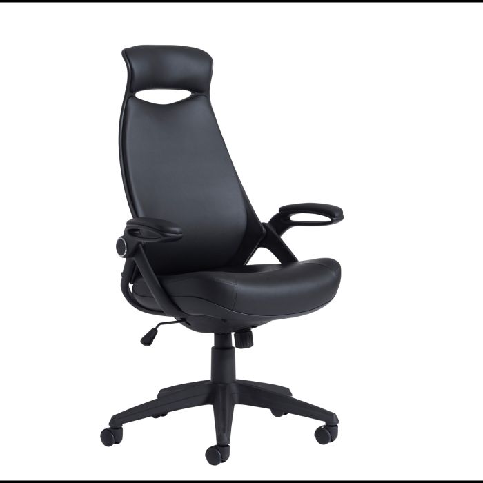 Tuscan managers chair with head support - Black Tuscan managers chair with head support - Black