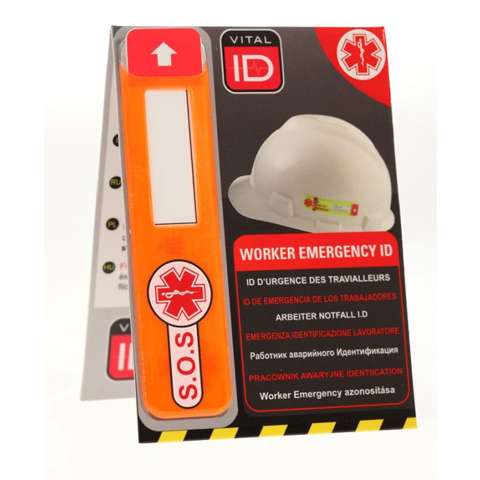 EMERGENCY ID DATA WINDOW GLOBA - Orange EMERGENCY ID DATA WINDOW GLOBA - Orange