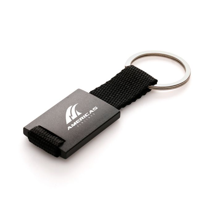 Metal Nylon Strap Keyring Metal Nylon Strap Keyring