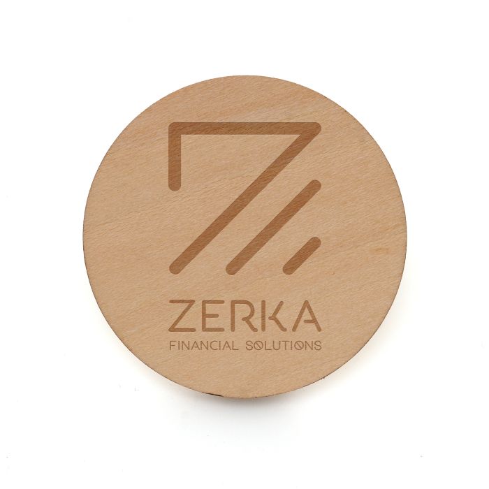 Large Round Wooden Badge Large Round Wooden Badge