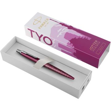 Parker Jotter SE Global Icons colour trim ballpoint pen (blue ink)