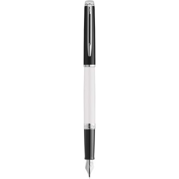 Hemisphere colour blocking fountain pen with palladium trim (blue ink)