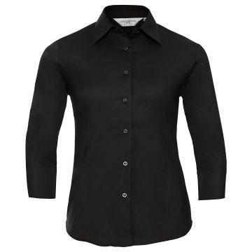 Women's ¾ sleeve easycare fitted shirt