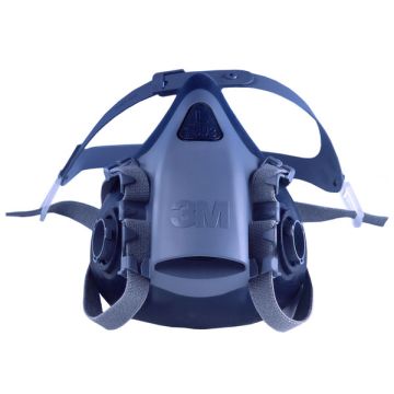 3M 7502 MED SILICONE HALF MASK - Blue