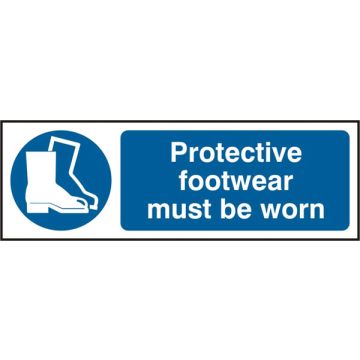 PROTECTIVE FOOTWEAR SAV 300MM X 100MM - White/Blue