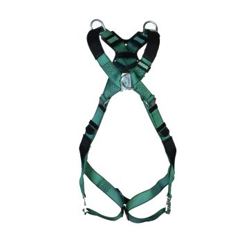V-FORM BACK/CHEST/SHOULDER D-RING BAYONET HARNESS XS - Green