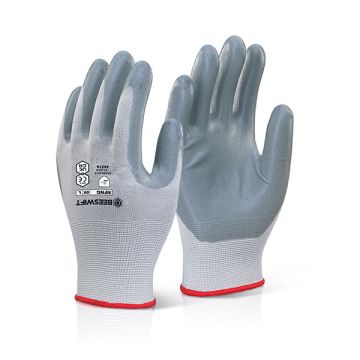 Beeswift Nitrile Foam Nylon Gloves