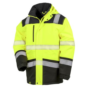 Printable softshell safety coat