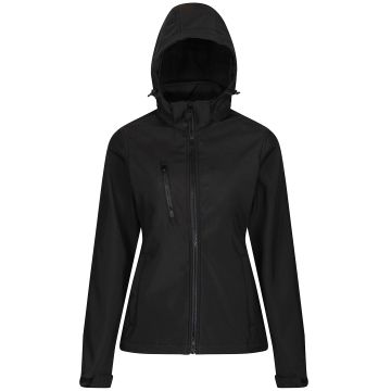 Women's venturer 3-layer hooded softshell jacket